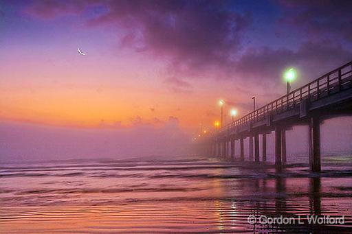 Pier In First Light Fog_47207.jpg - Horace Caldwell Pier photographed at Port Aransas on Mustang Island, Texas, USA.